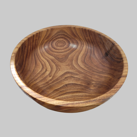 Mimosa Wood Bowl – 12" Diameter x 4" Height