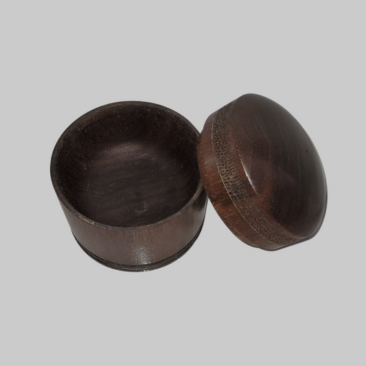 Handcrafted American Black Walnut Ring Box for Weddings