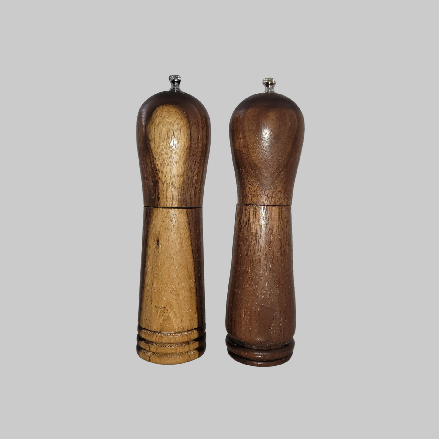 Hand-Turned American Black Walnut Salt and Pepper Shaker Set