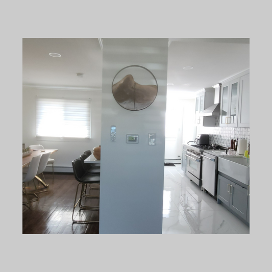 Live Edge Black Walnut Wall Clock