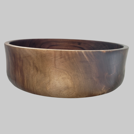 Mimosa Wood Bowl – 12" Diameter x 3 ½" Height