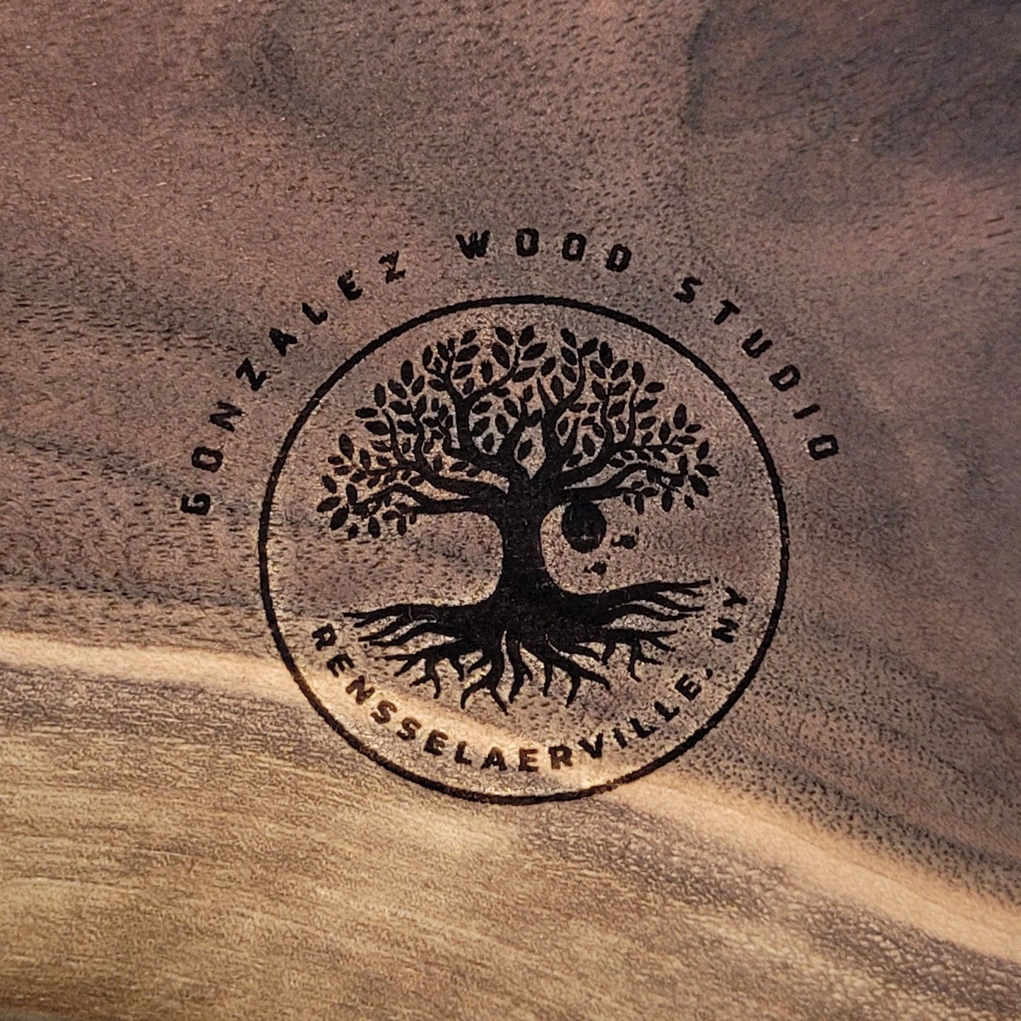 Double Live Edge Black Walnut Wood Cutting & Charcuterie Board - 21 Long x 13 3⁄4 Wide 3⁄4 Thick
