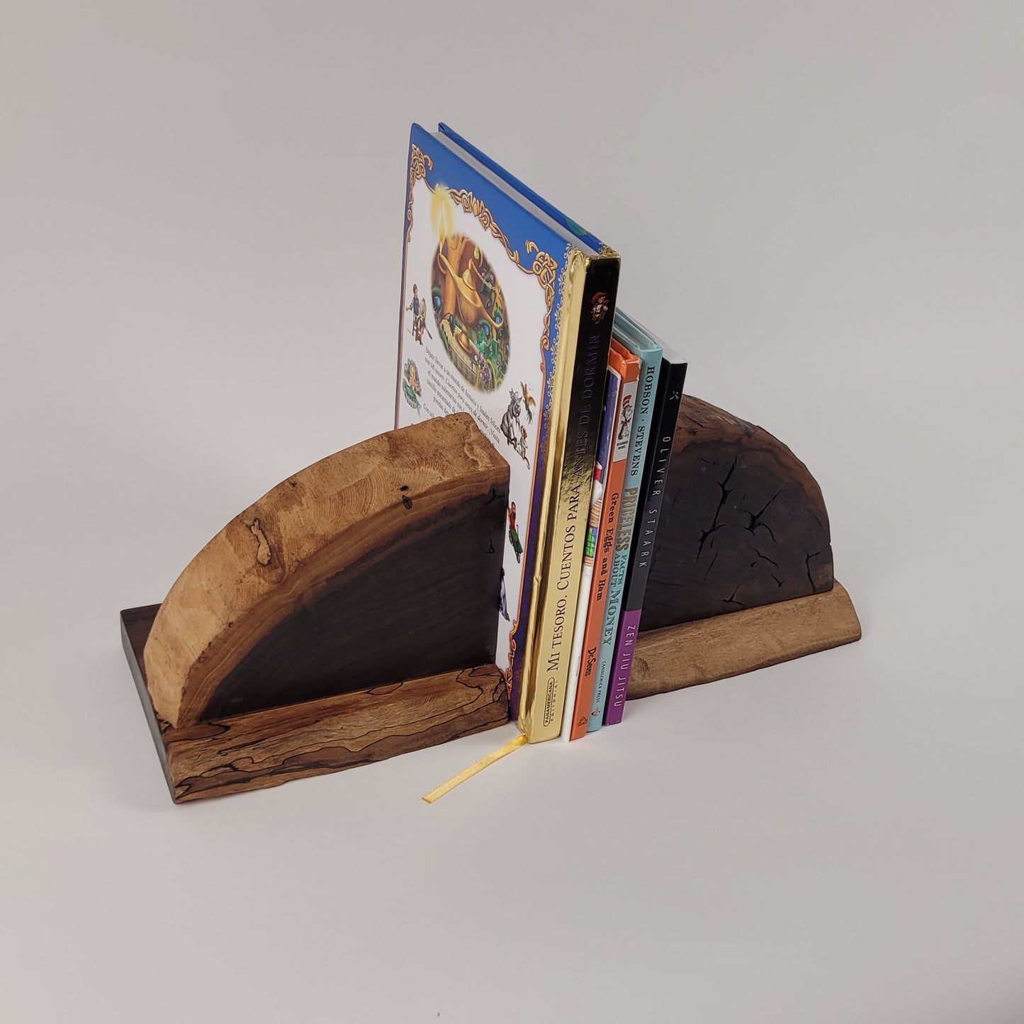 Live Edge Black Walnut Bookends 6" x 8"