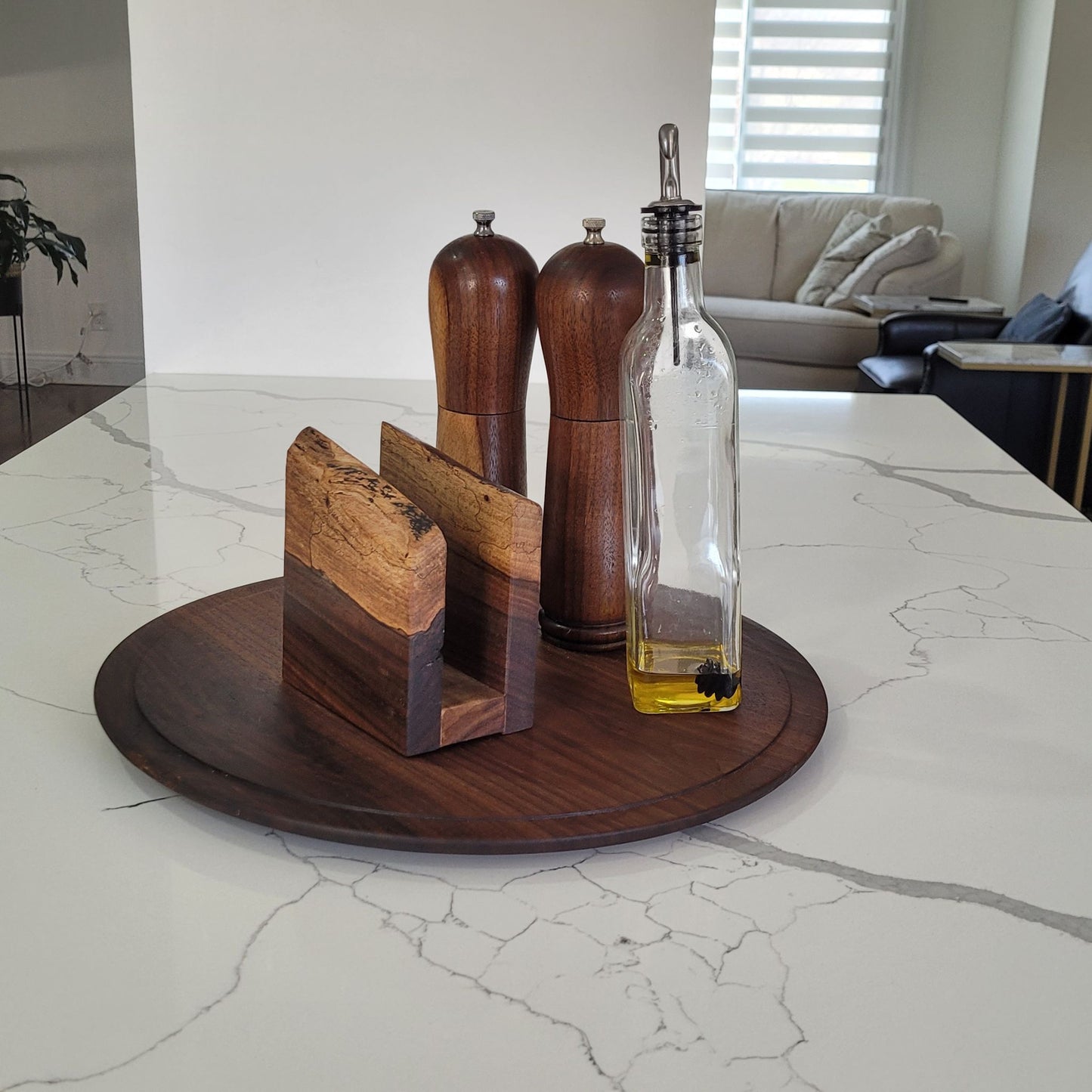 Live Edge Black Walnut Napkin Holder