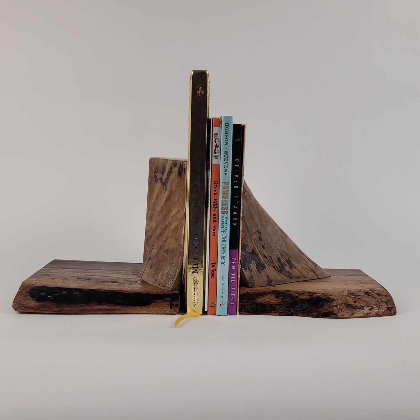Live Edge Black Walnut Bookends