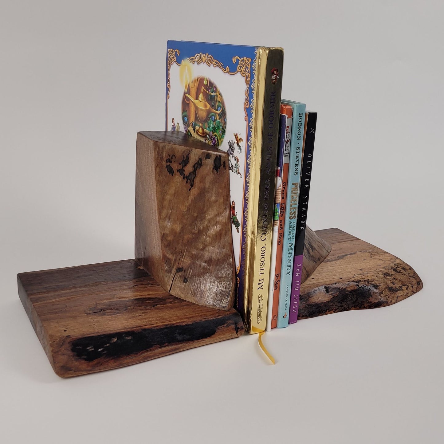 Live Edge Black Walnut Bookends