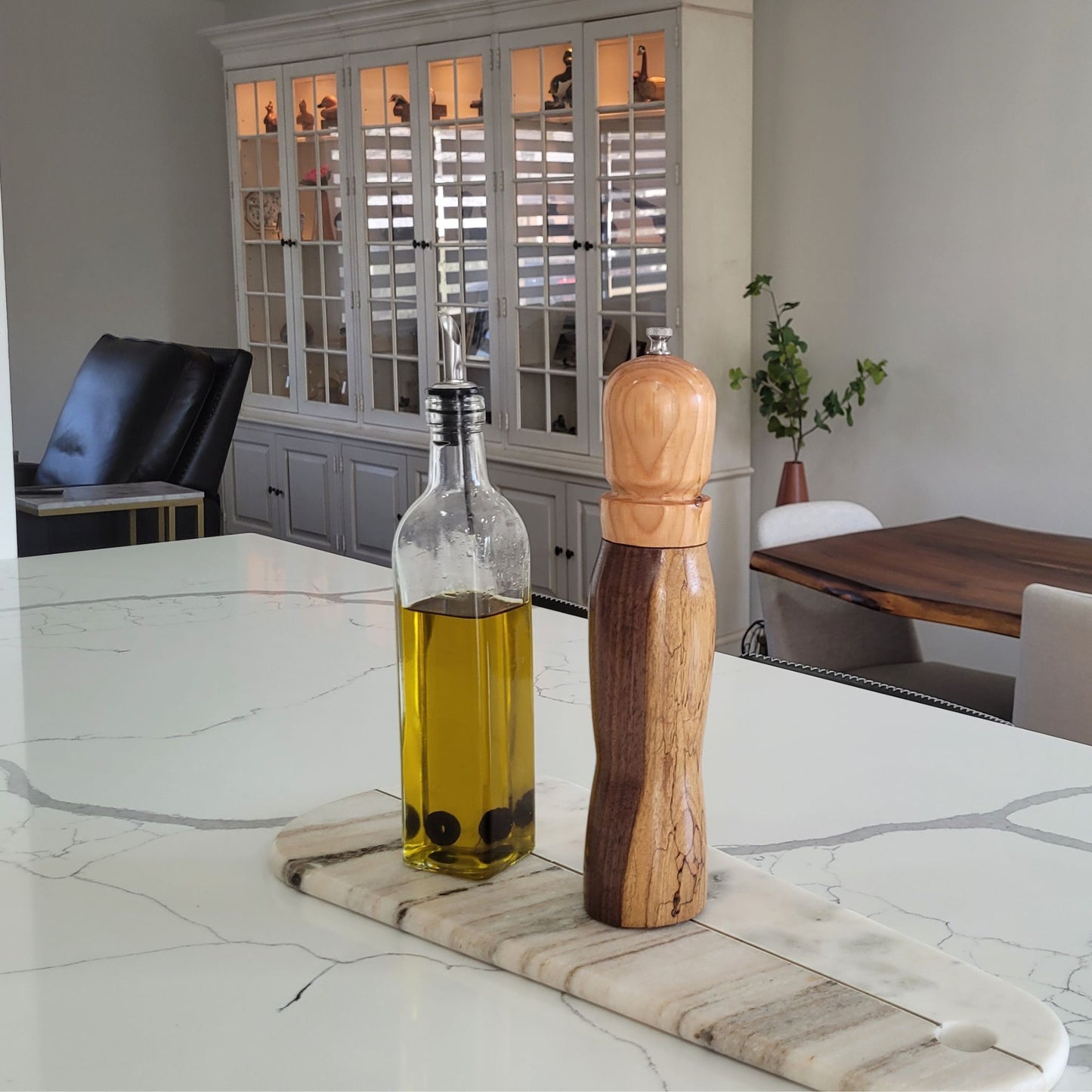 Salt Mill Spalted Black Walnut and Douglas Spruce wood