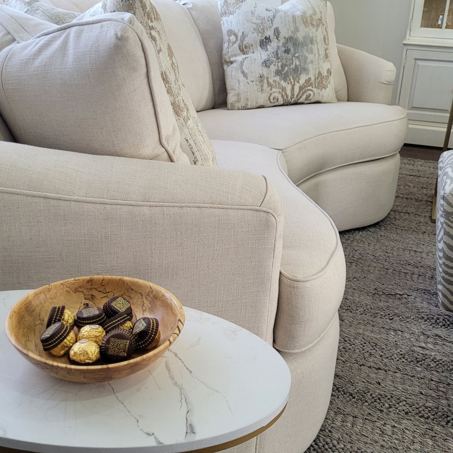 Spalted Birch Wood Bowl – 8 ¼" Diameter x 2" Height