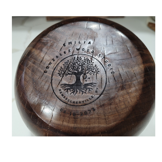 Handcrafted American Black Walnut Jewelry Box with Lid