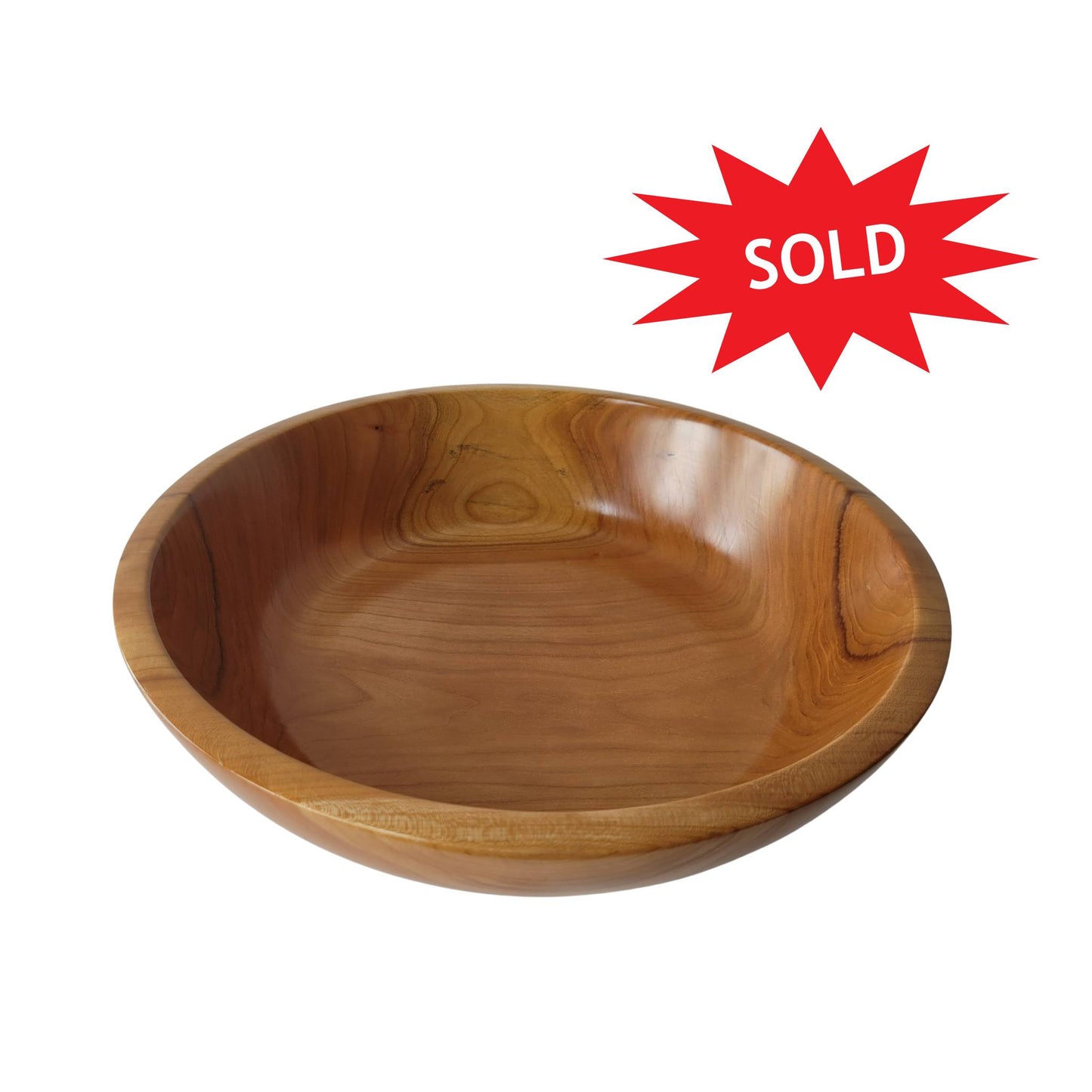 AMERICAN BLACK CHERRY WOOD BOWL