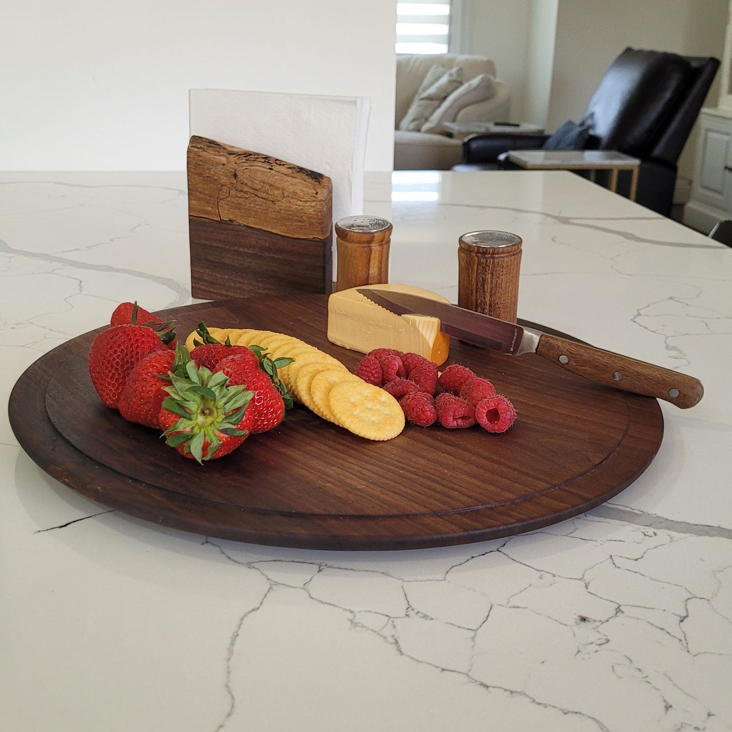 Black Walnut Large Figured Platter