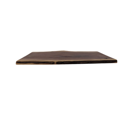 Double Live Edge Black Walnut Wood Cutting & Charcuterie Board - 21 Long x 13 3⁄4 Wide   3⁄4 Thick