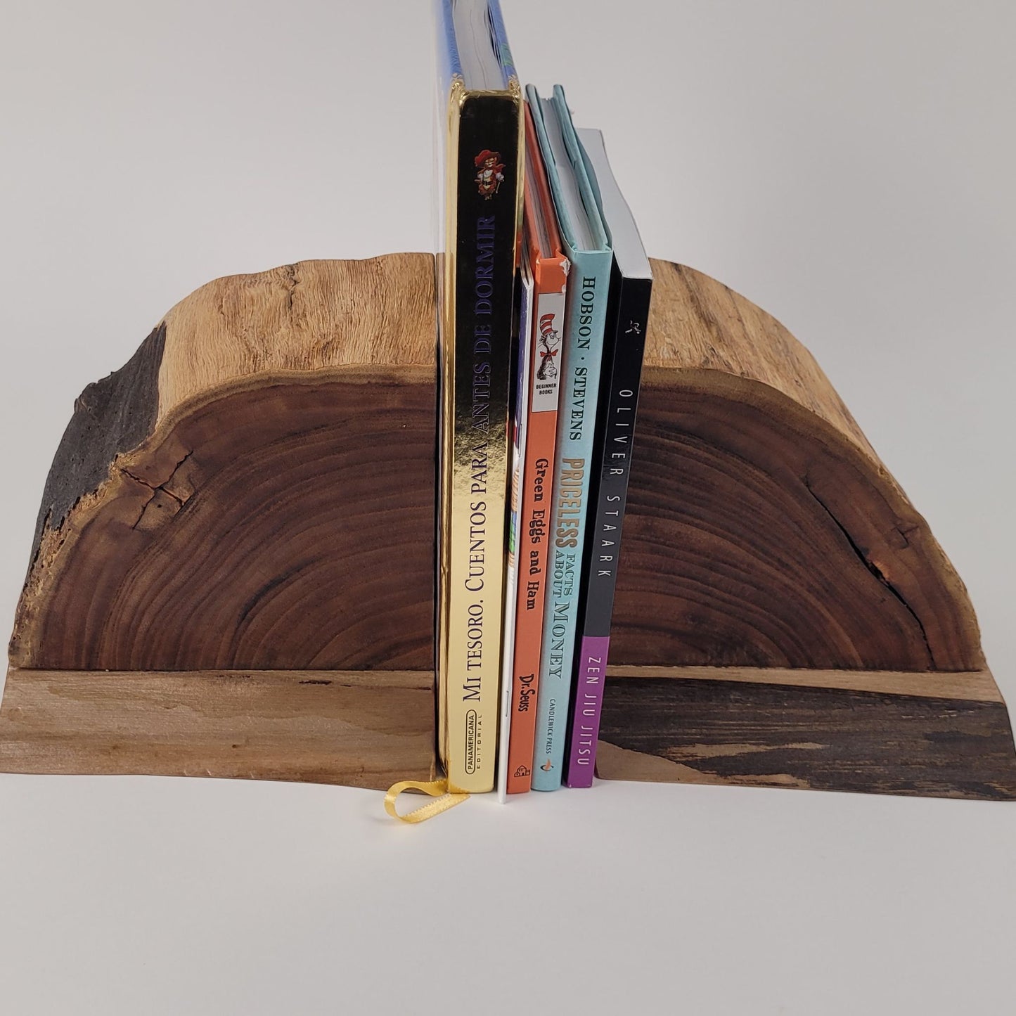 Live Edge Black Walnut Bookends 7" x 7"
