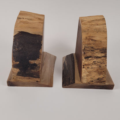 Live Edge Black Walnut Bookends 7" x 7"